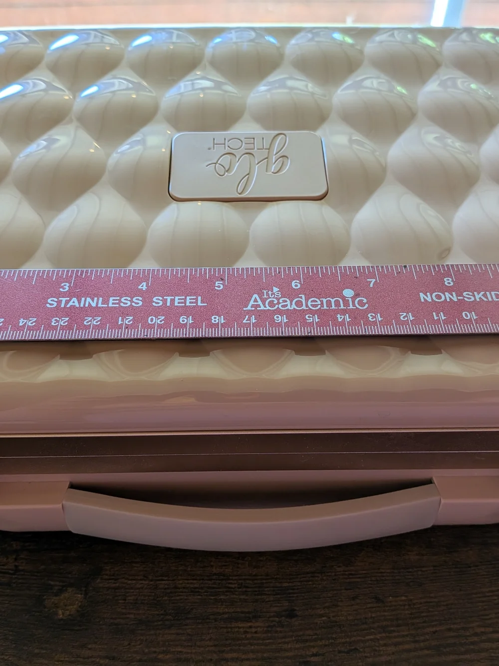 Pink Cosmetic Train Case
